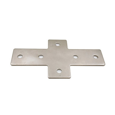 5052 Metal Laser Cutting Parts 0.01-0.1mm T-Shaped L-Shaped Cross Shaped Connecting Plate