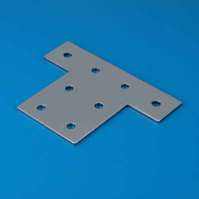5052 Metal Laser Cutting Parts 0.01-0.1mm T-Shaped L-Shaped Cross Shaped Connecting Plate
